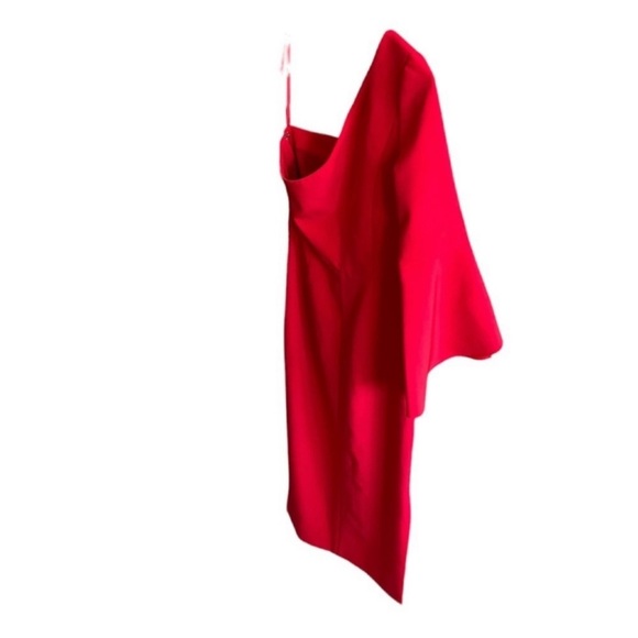 MILLY One-Sleeve Sheath Dress Size 0 - Picture 11 of 13